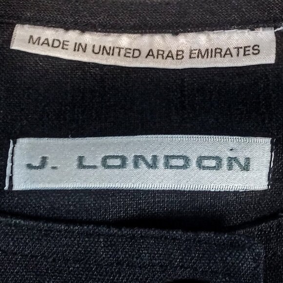 J. London Black Linen Blend Jacket - Picture 6 of 7